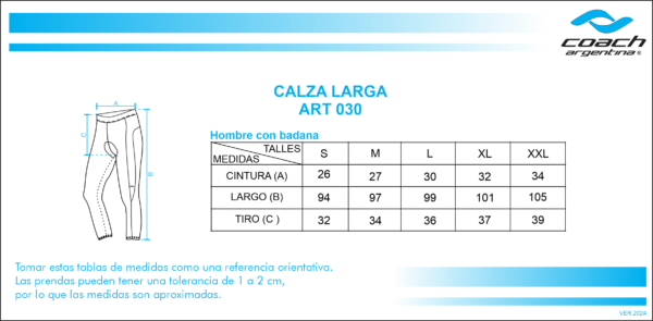 Calza Ciclismo Larga Badana Comfort-Line - Imagen 4